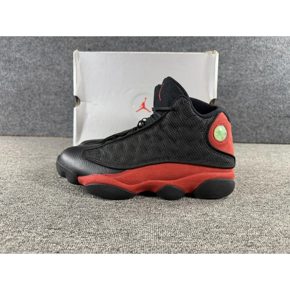 Jordan Air Jordan 13 Retro Bred Shoes Mens 9.5 Black Red Basketball 414571 004
